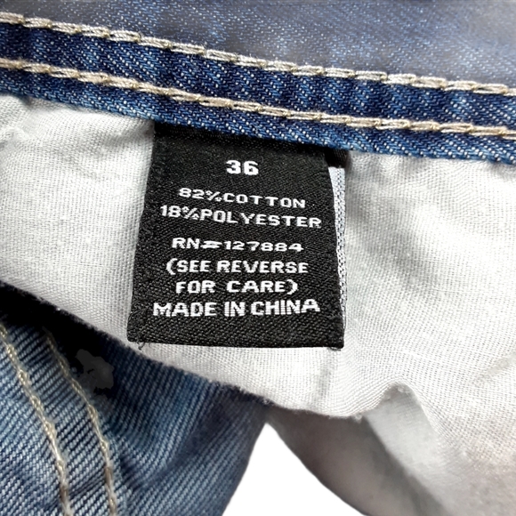 Respect Our Kingdom Distressed Men Shorts 34 - Picture 4 of 4